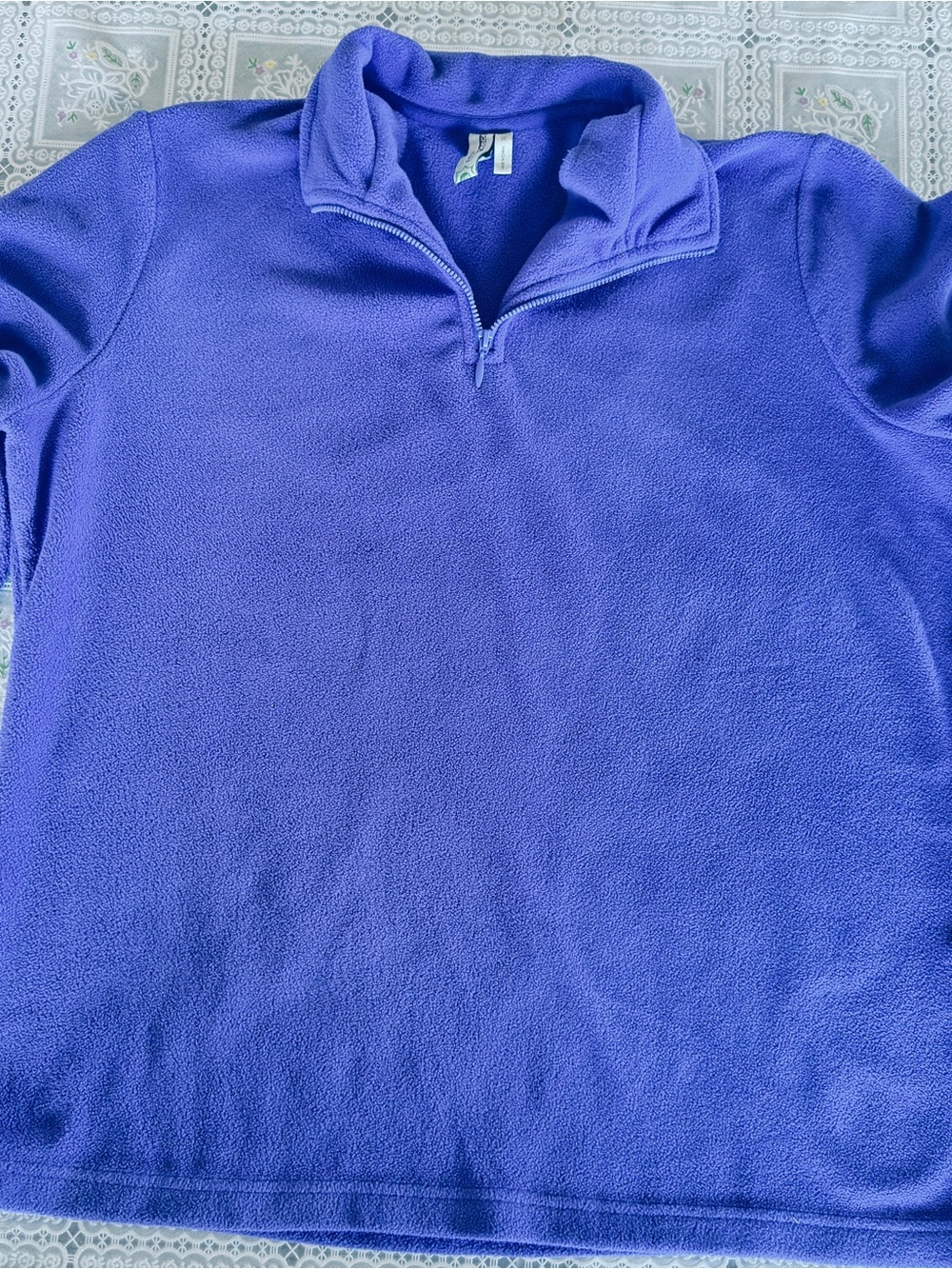 Butter fleece Men’s XL Lightweight Quarter-Zip Fleece Jacket in Violet
